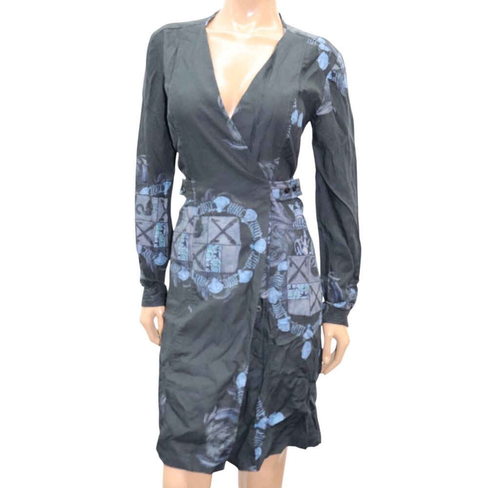 G-STAR RAW DEEP V Printed WRAP dress Medium